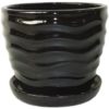 Kvetináč R860-19.5/19.5/16.5 čierna Merkury Market www.69x.sk