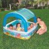 Malý bazén s ochranným krytom 140cmx140cmx114cm 52192 Bestway www.69x.sk