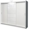 Skriňa Malibu 250 cm biela Merkury Market www.69x.sk