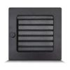 Komínová mriežka 17x17cm Black mat so žalúziou Merkury Market www.69x.sk