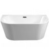 Voľne stojaca vaňa pristenná Vica 170/80+sifón klik klak zlatá s prepadom slim zlatým Besco www.69x.sk