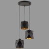 Luster Siro black/gold 1045 PL3 Merkury Market www.69x.sk
