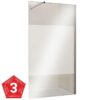 Sprchová Stena WALK-IN BALI 120X195 zrkadlo Aqua Mercado www.69x.sk