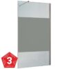 Sprchová Stena WALK-IN MIST 100X195 pretlač Aqua Mercado www.69x.sk