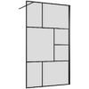 Sprchová Stena WALK-IN NOTTE 120X195 čierna Aqua Mercado www.69x.sk