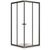 Sprchovací kút štvorcový Verona Black 80/80/185 Aqua Mercado www.69x.sk