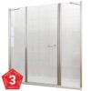 Sprchové dvere Lily 160X195 chrom Merkury Market www.69x.sk