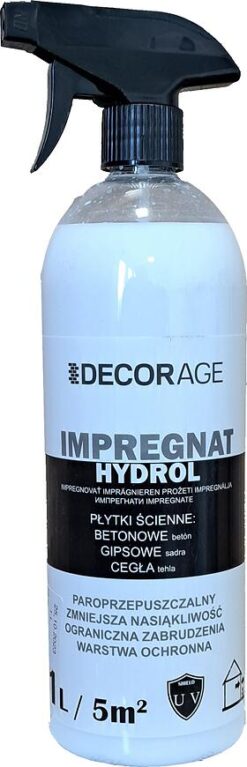 20BB IMPREGNAT DO KAMIENIA BETONOWEG I GIPSOWEGO 1L Z ATOMIZ Merkury Market www.69x.sk