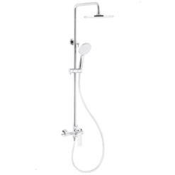 Agat Sprchový systém s funkciou dažďovej sprchy s mechanickým miešačom KFA Armatura Krakow www.69x.sk
