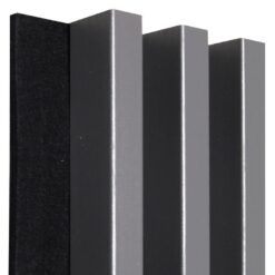 Akustické panely lamelové 3D na plsti Antracit 137x2650 mm Parquet Mercado Premium www.69x.sk