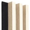 Akustické panely lamelové 3D na plsti Jasen 137x2650 mm Parquet Mercado Premium www.69x.sk