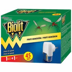 BIOLIT El. odparovač proti komárom 45 nocí 27 ml Merkury Market www.69x.sk