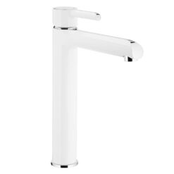 Batéria umývadlová vysoká biela chróm Angelit KFA Armatura Krakow www.69x.sk