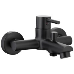 Batéria vaňová nástenná Neda Black KFA Armatura Krakow www.69x.sk