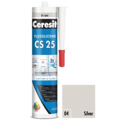 Ceresit Silikón CS25 strieborný 280ml Ceresit www.69x.sk