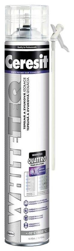 Ceresit WHITE TEQ Unikátna trubičková pena  750 ml Ceresit www.69x.sk