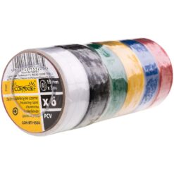 Condor Izolačná páska 19 mm  x 0,13 mm x 3 m 6 ks CONDOR www.69x.sk