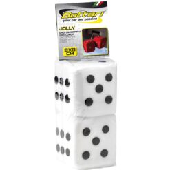 Dekorácia kocky Jolly biele 8x8 cm 2 ks Bottari www.69x.sk