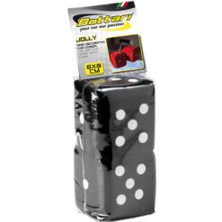 Dekorácia kocky Jolly čierne 8x8 cm 2 ks Bottari www.69x.sk