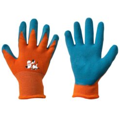 Detské záhradné rukavice oranžové latex, veľ. 5 Merkury Market www.69x.sk