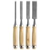 Dláta s drevenou rúčkou 4 ks  www.69x.sk