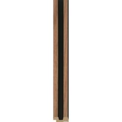 Dokončovacia lišta ľavá MODERN SLIM orech/čierna 2,65 m Parquet Mercado Premium www.69x.sk