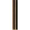 Dokončovacia lišta pravá MODERN SLIM orech/čierna 2.65m Parquet Mercado Premium www.69x.sk