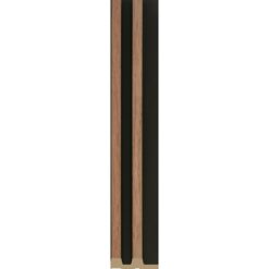 Dokončovacia lišta pravá MODERN SLIM orech/čierna 2.65m Parquet Mercado Premium www.69x.sk