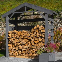 Dreváreň Nevada 180x90x220cm šedá WERTH-HOLZ www.69x.sk