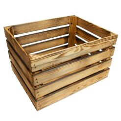 Drevená debnička opalovaná "L" 50x40x30 cm Merkury Market www.69x.sk