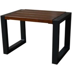 Drevená stolička moderná bez operadla orech Merkury Market www.69x.sk