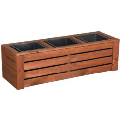 Drevený obal na kvety Kwartet III Merkury Market www.69x.sk