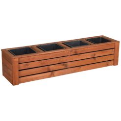 Drevený obal na kvety Kwartet IV Merkury Market www.69x.sk