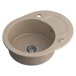 Drez Cuba 216 Steingran béžový 58x46x17.5 + sifón QUADRON www.69x.sk