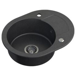 Drez Cuba 216 Steingran čierna 58x46x17.5 + sifón QUADRON www.69x.sk