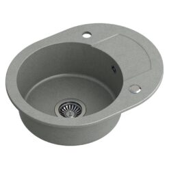 Drez Cuba 216 Steingran šedá 58x46x17.5 + sifón QUADRON www.69x.sk