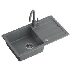 Drez Go-Max šedá 77x44x17.5 + batéria + sifón QUADRON www.69x.sk