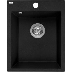 Drez Lot čierna 48x39 + sifón Merkury Market www.69x.sk