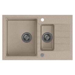 Drez Peter 156 Steingran béžový 78x50x20 + sifón QUADRON www.69x.sk