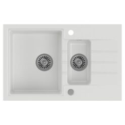 Drez Peter 156 Steingran biela 78x50x20 + sifón QUADRON www.69x.sk