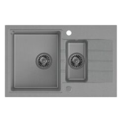 Drez Peter 156 Steingran šedá 78x50x20 + sifón QUADRON www.69x.sk