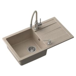 Drez Ready-Max béžový 77x44x17.5 + batéria w/e + dávkovač QUADRON www.69x.sk