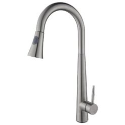 Drezová batéria Tilos s vyťahovateľnou výlevkou Inox AQUA MERCADO CLASSIC www.69x.sk