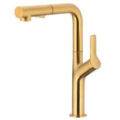 Drezová batéria s výsuvným výtokom Duero Design Gold KFA Armatura Krakow www.69x.sk