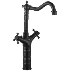 Drezová umývadlová batéria Rea Rustico brúsená čierna REA www.69x.sk