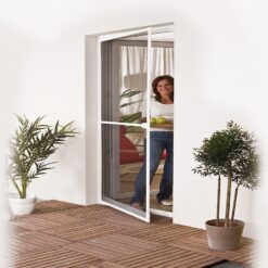 Dverová moskytiéra hliníková 100x215 hnedá MAKO www.69x.sk