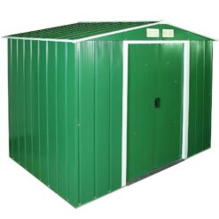 Eco kovový záhradný domček 1221x2020x1805 zelený Merkury Market www.69x.sk