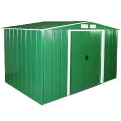 Eco kovový záhradný domček 1822x2620x1910 zelený Merkury Market www.69x.sk