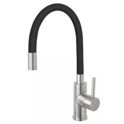 Elastická kuchynská batéria Fitness inox čierna Ferro www.69x.sk