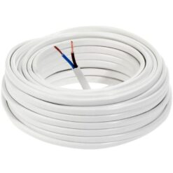Elektrický kábel Omyp 2x1,5 biely, bubon 20m Merkury Market www.69x.sk